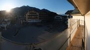Archived webcam image showing Seefeld village square on 12 Jul 2026 at 07:20