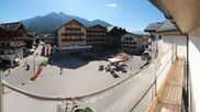 Archived webcam image showing Seefeld village square on 12 Jul 2026 at 10:20