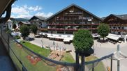Archived webcam image showing Seefeld village square on 12 Jul 2026 at 14:20