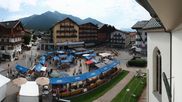 Archived webcam image showing Seefeld village square on 11 Aug 2026 at 10:32