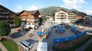 Archived webcam image showing Seefeld village square on 11 Aug 2026 at 18:32