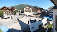 Archived webcam image showing Seefeld village square on 14 Aug 2026 at 16:49