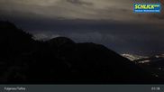 Archived webcam image showing Mountain Krinnenkopf near Fulpmes at Schlick 2000 on 18 May 2026 at 01:14