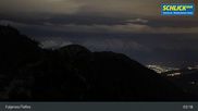 Archived webcam image showing Mountain Krinnenkopf near Fulpmes at Schlick 2000 on 18 May 2026 at 03:14