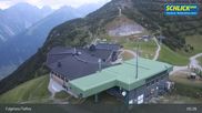 Archived webcam image showing Mountain Krinnenkopf near Fulpmes at Schlick 2000 on 3 Jul 2026 at 05:57