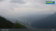 Archived webcam image showing Mountain Krinnenkopf near Fulpmes at Schlick 2000 on 3 Jul 2026 at 08:57