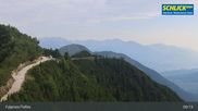 Archived webcam image showing Mountain Krinnenkopf near Fulpmes at Schlick 2000 on 3 Aug 2026 at 09:46