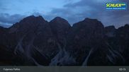 Archived webcam image showing Mountain Krinnenkopf near Fulpmes at Schlick 2000 on 16 Aug 2026 at 05:06