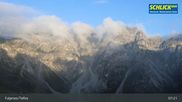 Archived webcam image showing Mountain Krinnenkopf near Fulpmes at Schlick 2000 on 1 Sep 2026 at 07:05