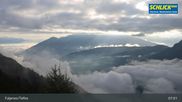 Archived webcam image showing Mountain Krinnenkopf near Fulpmes at Schlick 2000 on 1 Sep 2026 at 08:05