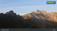 Archived webcam image showing Mountain Krinnenkopf near Fulpmes at Schlick 2000 on 1 Oct 2026 at 08:11