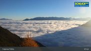 Archived webcam image showing Mountain Krinnenkopf near Fulpmes at Schlick 2000 on 31 Oct 2026 at 08:24