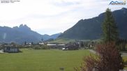Archived webcam image showing Schattwald - Zöblen on 18 May 2026 at 08:50