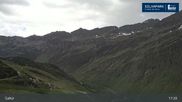 Archived webcam image showing Ballunspitzbahn - Galtür on 28 May 2026 at 17:19
