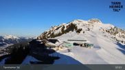Archived webcam image showing Top Station Füssener Jöchle on 26 Feb 2026 at 08:37
