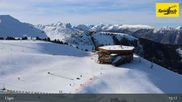 Archived webcam image showing Mountain Onkeljoch - Fügen on Feb 26, 2026 at 3:28 PM
