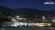 Archived webcam image showing Erlebnistherme Zillertal Spa in Fügen on 27 Sep 2026 at 01:02