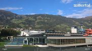 Archived webcam image showing Erlebnistherme Zillertal Spa in Fügen on 7 Oct 2026 at 09:52