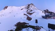 Archived webcam image showing Top station of Reckmoos chairlift on 7 Apr 2026 at 06:41