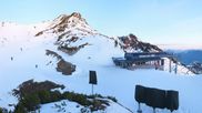 Archived webcam image showing Top station of Reckmoos chairlift on 7 Apr 2026 at 07:41