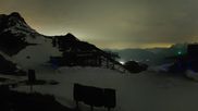 Archived webcam image showing Top station of Reckmoos chairlift on 12 Apr 2026 at 04:48