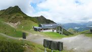 Archived webcam image showing Top station of Reckmoos chairlift on 13 Jun 2026 at 10:08