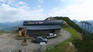Archived webcam image showing Top station of Reckmoos chairlift on 10 Aug 2026 at 10:04
