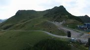 Archived webcam image showing Top station of Reckmoos chairlift on 10 Aug 2026 at 18:04