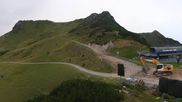 Archived webcam image showing Top station of Reckmoos chairlift on 10 Aug 2026 at 20:04