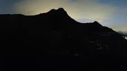 Archived webcam image showing Top station of Reckmoos chairlift on 10 Aug 2026 at 22:04