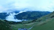 Archived webcam image showing Top station of Reckmoos chairlift on 31 Aug 2026 at 07:47