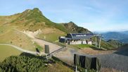 Archived webcam image showing Top station of Reckmoos chairlift on 4 Sep 2026 at 08:13