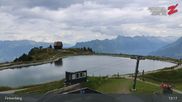 Archived webcam image showing Finkenberg - View Penkenjoch on 27 Jul 2026 at 13:14