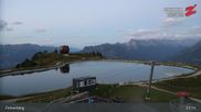 Archived webcam image showing Finkenberg - View Penkenjoch on 27 Jul 2026 at 21:14
