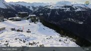 Archived webcam image showing Mayrhofen: Webcam Ahornbahn on 26 Feb 2026 at 17:24