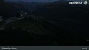 Archived webcam image showing Mayrhofen: Webcam Ahornbahn on 10 Aug 2026 at 05:07