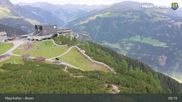 Archived webcam image showing Mayrhofen: Webcam Ahornbahn on 10 Aug 2026 at 09:07