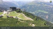 Archived webcam image showing Mayrhofen: Webcam Ahornbahn on 10 Aug 2026 at 13:07