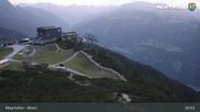 Archived webcam image showing Mayrhofen: Webcam Ahornbahn on 10 Aug 2026 at 21:07