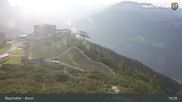 Archived webcam image showing Mayrhofen: Webcam Ahornbahn on 26 Aug 2026 at 19:57