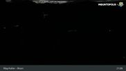 Archived webcam image showing Mayrhofen: Webcam Ahornbahn on 26 Aug 2026 at 21:57