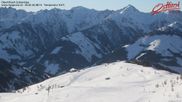 Archived webcam image showing Obertilliach - Slopes Golzentipp on 26 Feb 2026 at 08:54