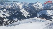 Archived webcam image showing Obertilliach - Slopes Golzentipp on 26 Feb 2026 at 14:54