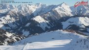 Archived webcam image showing Obertilliach - Slopes Golzentipp on 26 Feb 2026 at 16:10