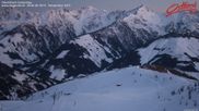 Archived webcam image showing Obertilliach - Slopes Golzentipp on Feb 26, 2026 at 6:01 PM