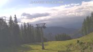 Archived webcam image showing top station Panoramalift, ski resort Brunnalm Hohe Veitsch on 15 Jun 2026 at 08:10
