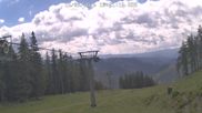 Archived webcam image showing top station Panoramalift, ski resort Brunnalm Hohe Veitsch on 15 Jun 2026 at 10:10