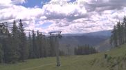 Archived webcam image showing top station Panoramalift, ski resort Brunnalm Hohe Veitsch on 15 Jun 2026 at 12:10