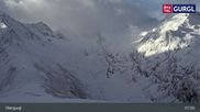 Archived webcam image showing Obergurgl Ski Resort - Hohe Mut Mountain on 7 May 2026 at 07:17