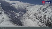 Archived webcam image showing Obergurgl Ski Resort - Hohe Mut Mountain on 7 May 2026 at 09:17